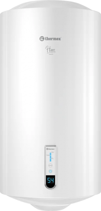 Накопительный водонагреватель Thermex Hope 111390 100 V ТЭН, белый, с индикатором нагрева, с дисплеем