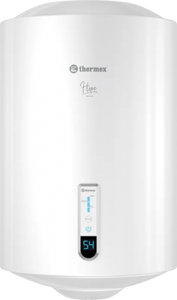 Накопительный водонагреватель Thermex Hope 111389 80 V ТЭН, белый, с индикатором нагрева, с дисплеем