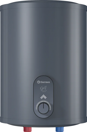 Накопительный водонагреватель Thermex Golf 151253 10 O ТЭН, черный, с индикатором нагрева