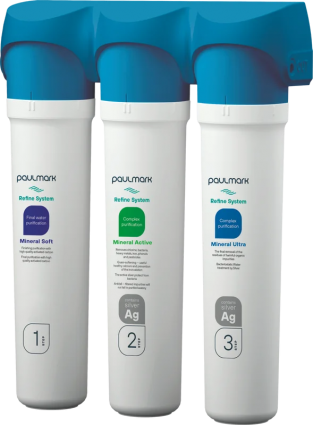 Фильтр Paulmark Refine System для жесткой воды, 3 ступени очистки, производительность 1.52 л/мин
