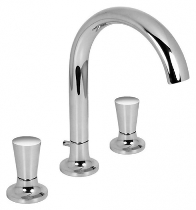 Смеситель Villeroy & Boch (Dornbracht) LaFleur 20.710.955.00 для раковины двухвентильный, хром