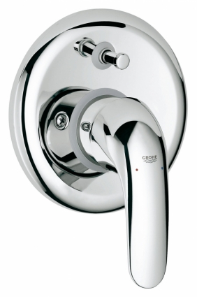 Смеситель Grohe Euroeco для ванны с душем, однорычажный, хром