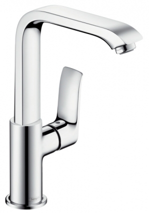 Смеситель Hansgrohe Metris для раковины однорычажный, хром, высота излива 23 см