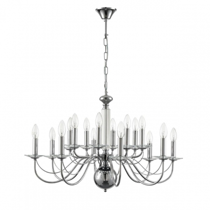 Подвесная люстра Lumion Classi Incanto 8034/16 в классическом стиле, цвет хром