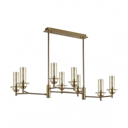 Подвесная люстра Lumion Classi Madonna 6554/8C цвет коньячный, мощность 320 Вт