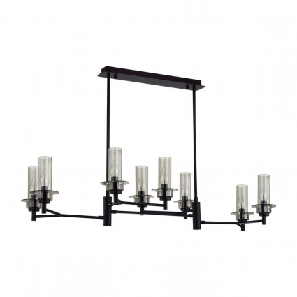 Подвесная люстра Lumion Classi Madonna 6555/8C цвет дымчатый, мощность 320 Вт