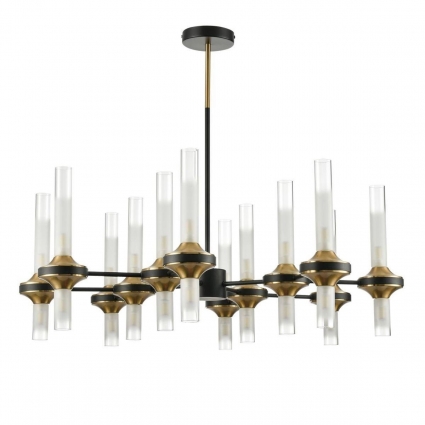 Подвесная люстра Lumion Neoclassi Tamaresa 8112/24 цвет черный, мощность 720 Вт