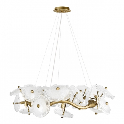 Подвесная люстра Loft IT Bloom 10352/1050 AB в стиле арт-деко, мощность 75 Вт