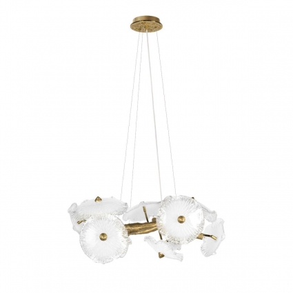 Подвесная люстра Loft IT Bloom 10352/650 AB в стиле арт-деко, мощность 45 Вт