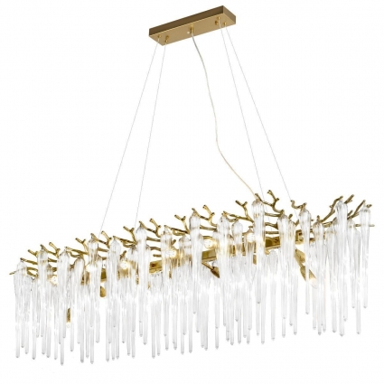 Подвесная люстра Loft IT Waterfall 10350/1200L AB в стиле арт-деко, мощность 70 Вт