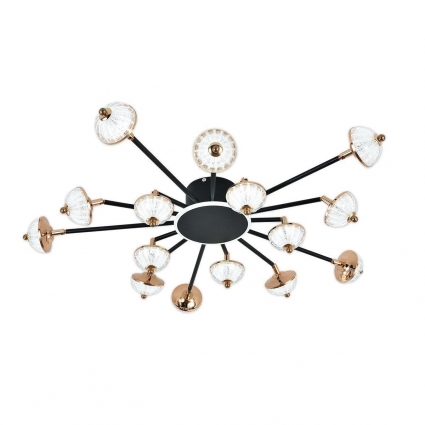 Потолочная светодиодная люстра Escada Meteor 630/A LED BL в стиле Хай-тек, цвет черный