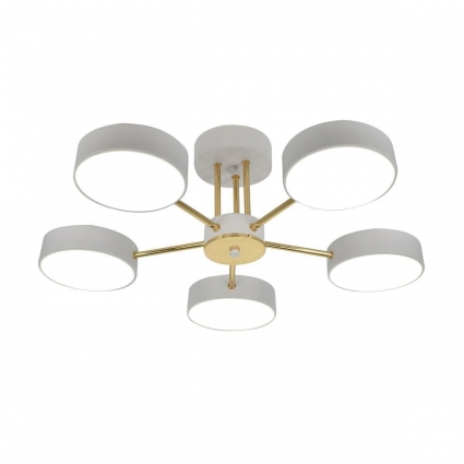 Потолочная светодиодная люстра Escada Rune 10262/5LED в стиле модерн, цвет белый