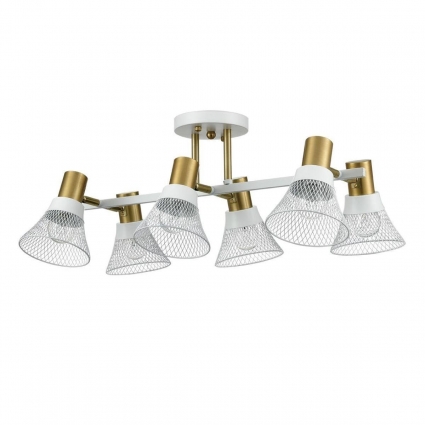 Потолочная люстра Lumion Moderni Anriya 8045/6C в стиле модерн, цвет белый