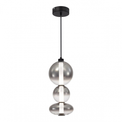 Подвесной светодиодный светильник ST Luce Perlina SL6119.403.24 в стиле модерн, цвет дымчатый