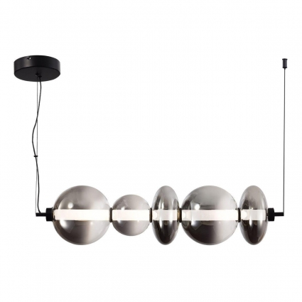 Подвесной светодиодный светильник ST Luce Perlina SL6119.413.40 в стиле модерн, цвет дымчатый