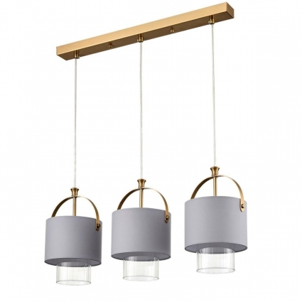 Подвесной светильник Lumion Moderni Jane 6592/3A в стиле модерн, цвет серый