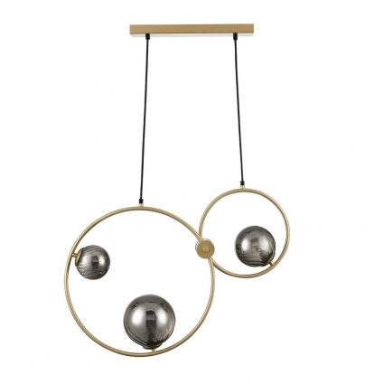 Подвесной светильник Lumion Moderni Ornato 8036/3 в стиле модерн, цвет дымчатый