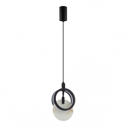 Подвесной светодиодный светильник Odeon Light Exclusive Hightech Mercury 5422/17L в стиле арт-деко, цвет черный