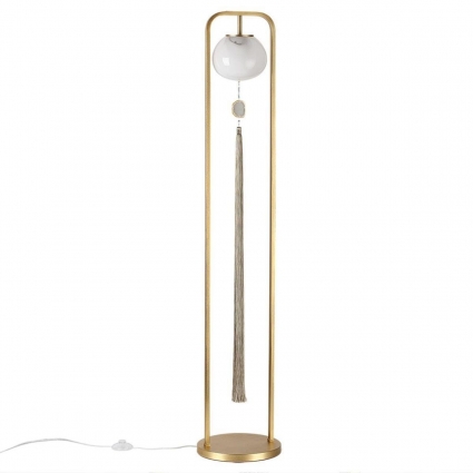 Торшер Odeon Light Modern Exclusive Fiolent 5432/1F в стиле арт-деко, цвет белый