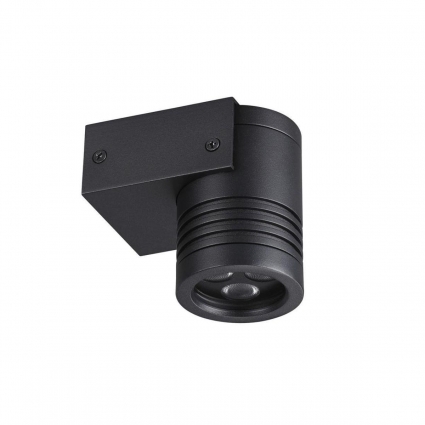 Уличный настенный светодиодный светильник Odeon Light Nature Stima 6648/6WL3 цвет черный