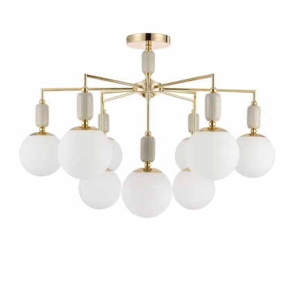 Потолочная люстра Lumion Classi Vivien 6580/9C в стиле модерн, цвет белый