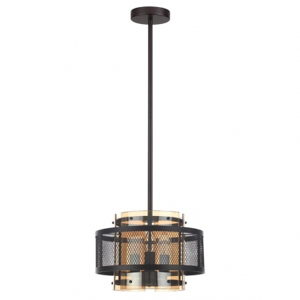 Подвесная люстра Lumion Moderni Zarina 8007/3 в стиле лофт, цвет черный