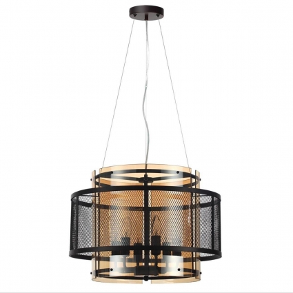 Подвесная люстра Lumion Moderni Zarina 8007/6 в стиле лофт, цвет черный