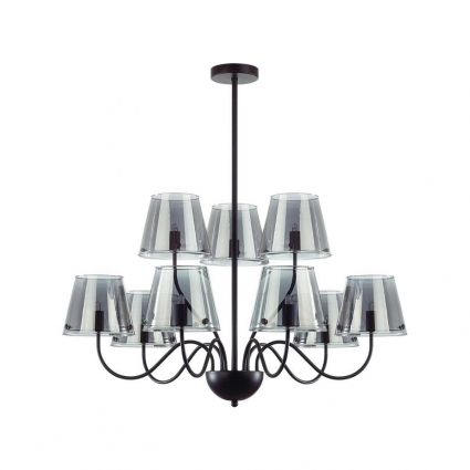Подвесная люстра Lumion Moderni Smoky 6570/9C цвет дымчатый, мощность 180 Вт