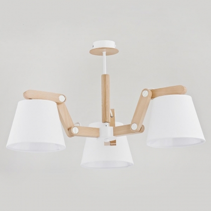 Потолочная люстра Adilux Joga White 23973 цвет белый, мощность 180 Вт