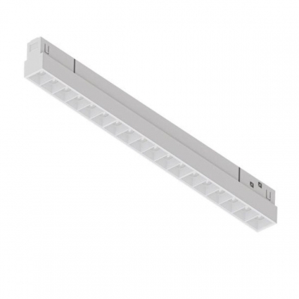 Трековый светодиодный светильник Arte Lamp Linea A4695PL-1WH в современном стиле, цвет белый