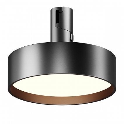 Трековый светодиодный светильник Maytoni Technical Zon TR204-1-12W3K-B в современном стиле, цвет черный