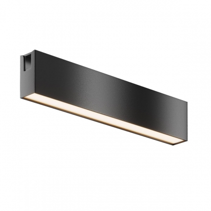 Трековый светодиодный светильник Maytoni Technical Flarity Basis TR151-1-12W3K-B в современном стиле, цвет черный