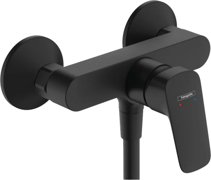 Смеситель для душа Hansgrohe Logis 71600670 черный матовый однорычажный,  в современном стиле