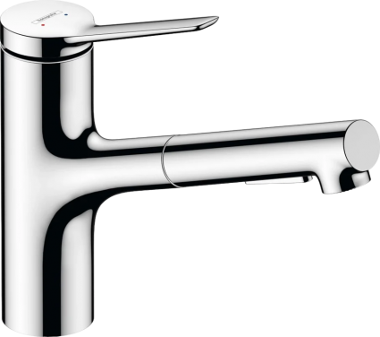 Смеситель для кухни Hansgrohe Zesis M33 74800000 хром однорычажный, длина излива 21.9 см