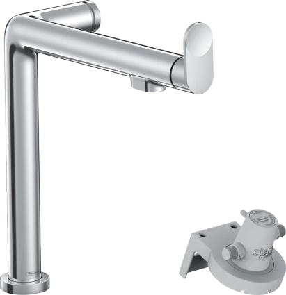 Смеситель для кухни Hansgrohe Aqittura M91 76804000 хром однорычажный, длина излива 19.9 см