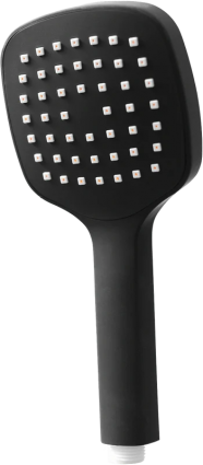 Душевая лейка Orange O-Shower S04HSB матовый черный штанга 25 см, 1 режим