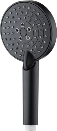Душевая лейка Orange O-Shower S02HSB матовый черный штанга 23 см, 3 режима