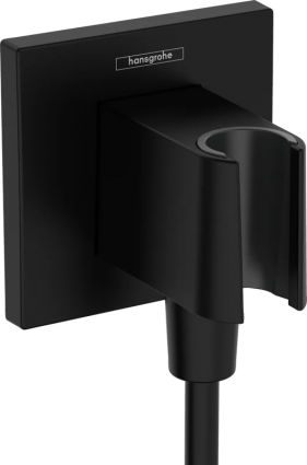 Шланговое подключение Hansgrohe FixFit Porter E 26889670 матовый черный в современном стиле