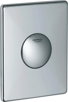 Кнопка смыва Grohe Skate 37547000 хром механическая,  в современном стиле
