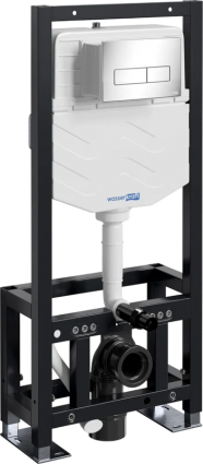 Система инсталляции для унитазов Wasserkraft Dill 61TLT.010.ME.CH03 с кнопкой смыва хром, 50x22x134 см,  в современном стиле