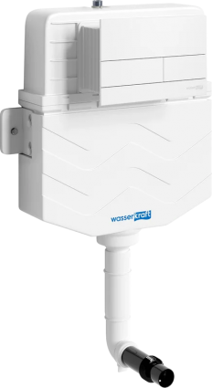 Смывной бачок скрытого монтажа Wasserkraft Aller 10TLT.031.ME.WM04 с кнопкой смыва матовой белой, 50x11.2x78.99 см