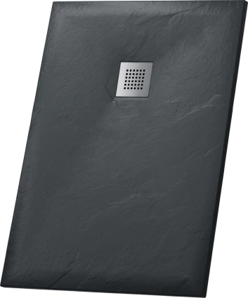Поддон для душа Grossman Strong GR-S280120Q 80х120 см, графит, прямоугольный, низкий