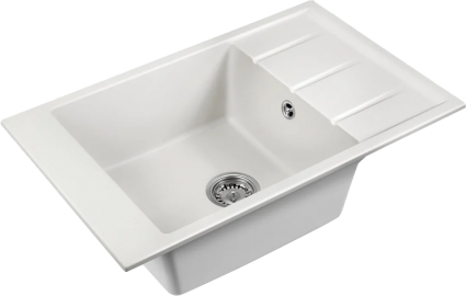 Мойка кухонная Emar Quartz EMQ-1780.Q агат матовая, прямоугольная, 78x50 см