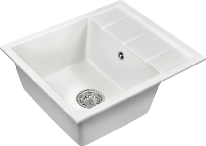 Мойка кухонная Emar Quartz EMQ-1580.Q агат матовая, прямоугольная, 58x50 см