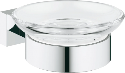 Мыльница Grohe Essentials Cube 40754001 хром подвесная,  в современном стиле