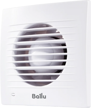 Вытяжной вентилятор Ballu BAF-FW 120 N белый, с обратным клапаном