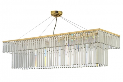 Подвесная люстра Arti Lampadari Enio E 1.5.120x30.100 GP в стиле модерн, мощность 400 Вт