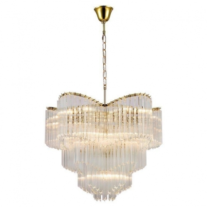 Подвесная люстра Newport Amanda 8918/C gold М0069928 в стиле модерн, мощность 720 Вт