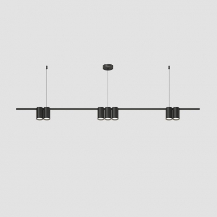 Подвесная люстра Denkirs Orbit DK4063-BK в современном стиле, цвет черный
