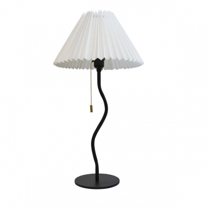 Настольная лампа Arte Lamp Agatha A5069LT-1BK цвет белый, мощность 15 Вт